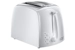 Russell Hobbs Textures 2 Slice Toaster | 21640 | White Russell Hobbs Textures 2 Slice Toaster | 21640 | White