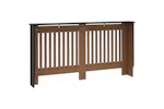 vidaXL Radiator Cover Black 152x19x81.5cm Mdf vidaXL Radiator Cover Black 152x19x81.5cm Mdf