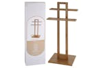 Bathroom Solutions Towel Holder Bamboo 38x32.5x70 Cm Bathroom Solutions Towel Holder Bamboo 38x32.5x70 Cm