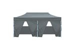 vidaXL Professional Folding Party Tent With 4 Sidewalls 3x6 M Steel Anthracite vidaXL Professional Folding Party Tent With 4 Sidewalls 3x6 M Steel Anthracite