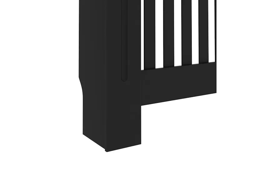 vidaXL Radiator Cover Black 152x19x81.5cm Mdf vidaXL Radiator Cover Black 152x19x81.5cm Mdf