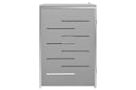 vidaXL Single Wheelie Bin Shed 69x77.5x112.5cm Stainless Steel vidaXL Single Wheelie Bin Shed 69x77.5x112.5cm Stainless Steel