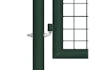 vidaXL Fence Gate Steel 100x125cm Green vidaXL Fence Gate Steel 100x125cm Green