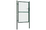 vidaXL Fence Gate Steel 100x200cm Green vidaXL Fence Gate Steel 100x200cm Green