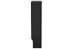 vidaXL Mdf Radiator Cover Black 78cm vidaXL Mdf Radiator Cover Black 78cm
