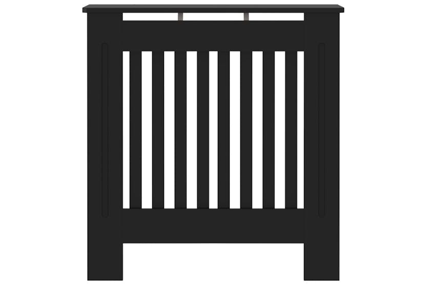 vidaXL Mdf Radiator Cover Black 78cm vidaXL Mdf Radiator Cover Black 78cm