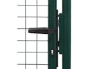 vidaXL Fence Gate Steel 100x125cm Green vidaXL Fence Gate Steel 100x125cm Green