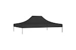 vidaXL Party Tent Roof 4x3 M Black 270 G/m2 vidaXL Party Tent Roof 4x3 M Black 270 G/m2