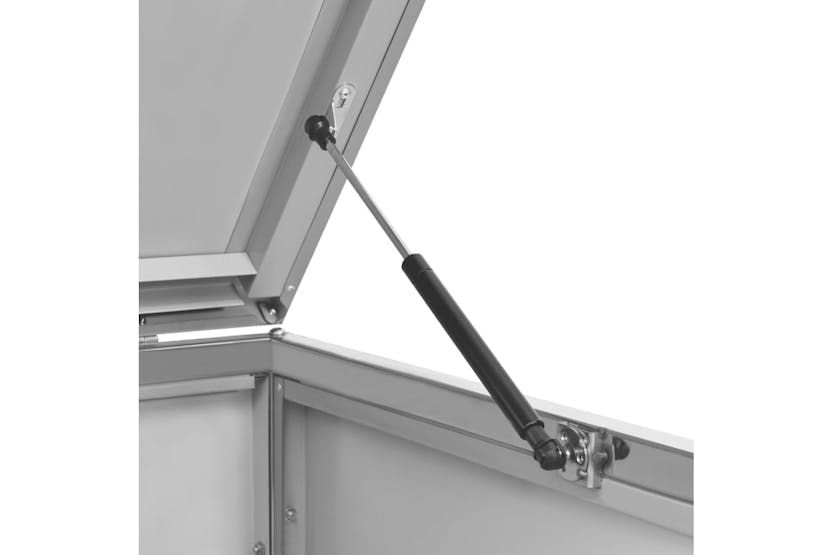 vidaXL Single Wheelie Bin Shed 69x77.5x112.5cm Stainless Steel vidaXL Single Wheelie Bin Shed 69x77.5x112.5cm Stainless Steel