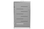 vidaXL Single Wheelie Bin Shed 69x77.5x112.5cm Stainless Steel vidaXL Single Wheelie Bin Shed 69x77.5x112.5cm Stainless Steel