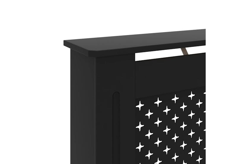 vidaXL Radiator Cover Black 172x19x81.5cm Mdf vidaXL Radiator Cover Black 172x19x81.5cm Mdf