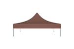 vidaXL Party Tent Roof 3x3 M Brown 270 G/m2 vidaXL Party Tent Roof 3x3 M Brown 270 G/m2