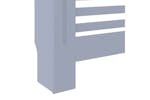 vidaXL Mdf Radiator Cover Grey 78cm vidaXL Mdf Radiator Cover Grey 78cm