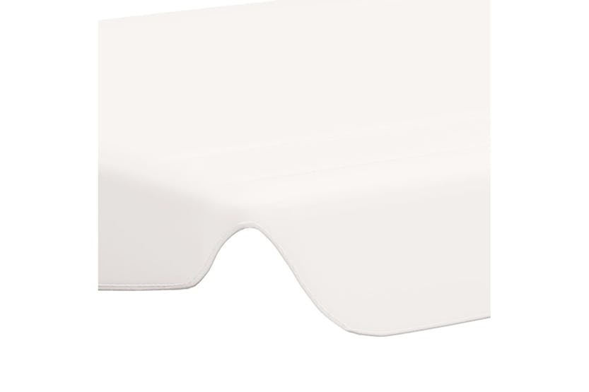 vidaXL Replacement Canopy For Garden Swing White 150/130x105/70cm vidaXL Replacement Canopy For Garden Swing White 150/130x105/70cm