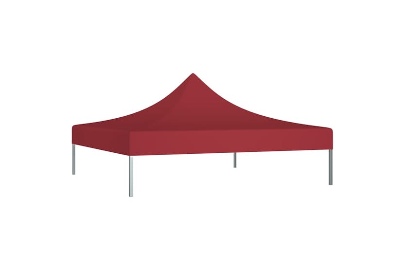 vidaXL Party Tent Roof 3x3 M Burgundy 270 G/m2 vidaXL Party Tent Roof 3x3 M Burgundy 270 G/m2