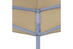 vidaXL Party Tent Roof 3x3 M Beige 270 G/m2 vidaXL Party Tent Roof 3x3 M Beige 270 G/m2