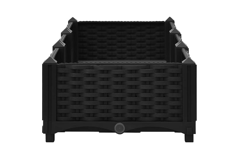 vidaXL Raised Bed 120x40x23cm Polypropylene vidaXL Raised Bed 120x40x23cm Polypropylene