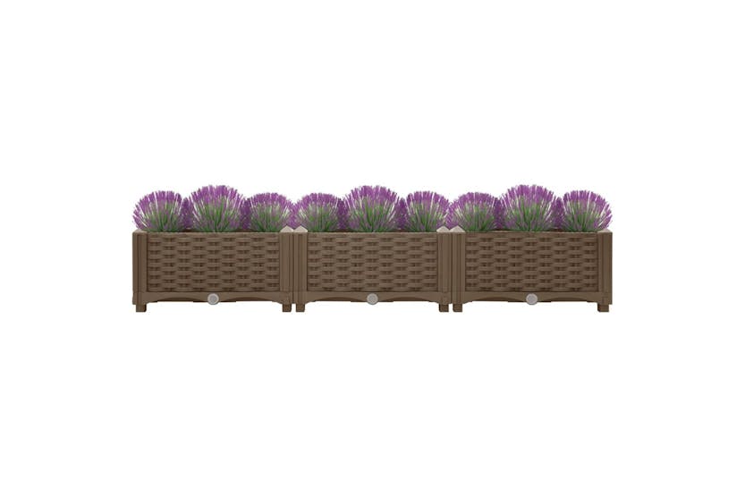 vidaXL Raised Bed 120x40x23cm Polypropylene vidaXL Raised Bed 120x40x23cm Polypropylene