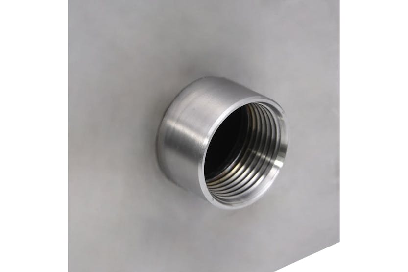 vidaXL Pool Fountain Silver 45x26x13cm Stainless Steel vidaXL Pool Fountain Silver 45x26x13cm Stainless Steel