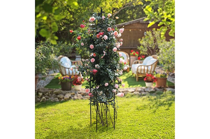 Hi Garden Arch Green 40x40x200 Cm Steel Hi Garden Arch Green 40x40x200 Cm Steel