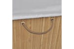 vidaXL Bamboo Laundry Bin Rectangular Natural vidaXL Bamboo Laundry Bin Rectangular Natural