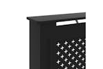 vidaXL Radiator Cover Black 152x19x81.5cm Mdf vidaXL Radiator Cover Black 152x19x81.5cm Mdf