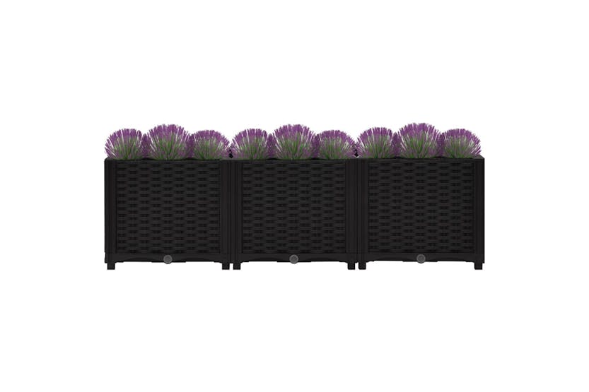 vidaXL Raised Bed 120x40x38cm Polypropylene vidaXL Raised Bed 120x40x38cm Polypropylene