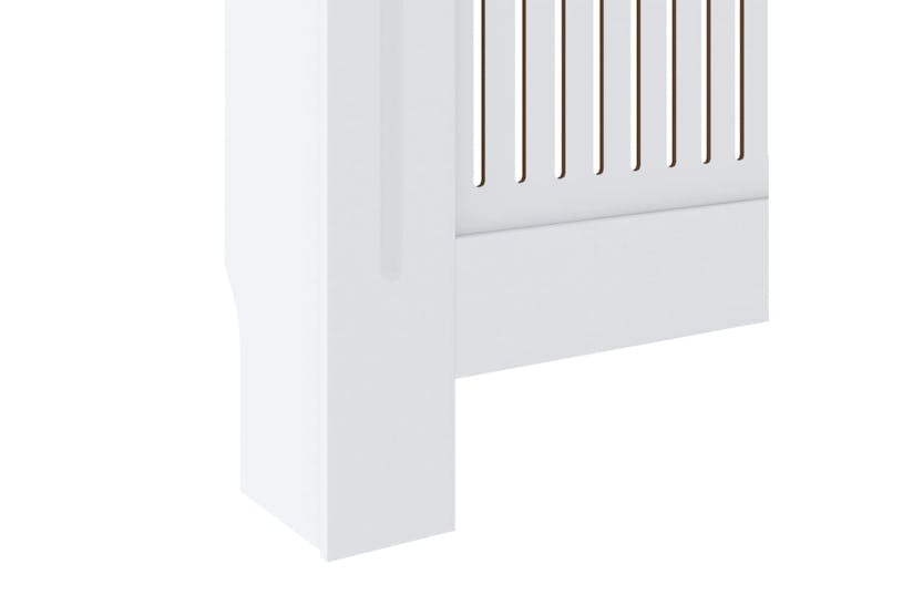 vidaXL Mdf Radiator Cover White 205cm vidaXL Mdf Radiator Cover White 205cm