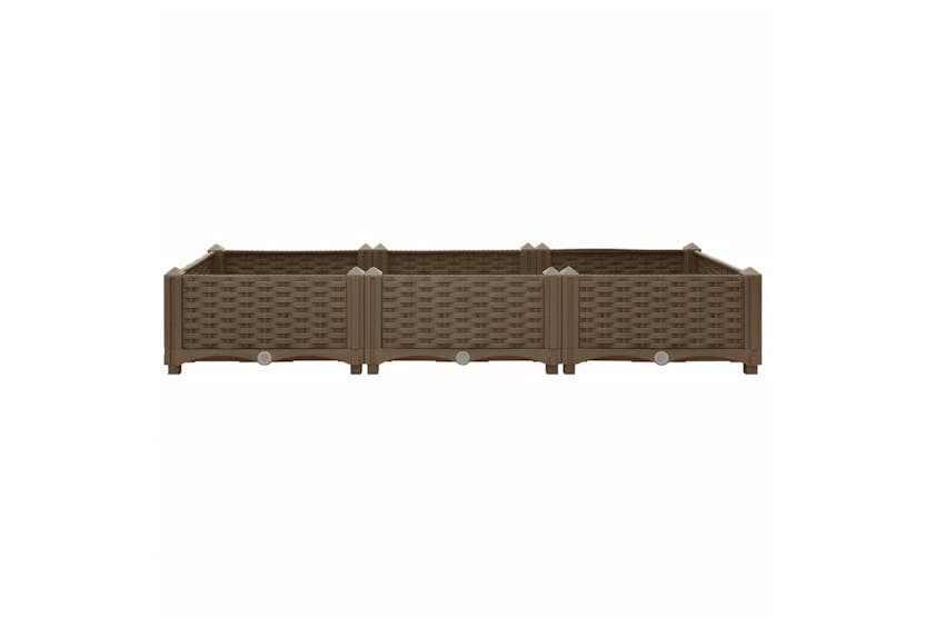 vidaXL Raised Bed 120x40x23cm Polypropylene vidaXL Raised Bed 120x40x23cm Polypropylene