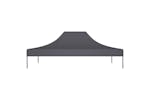 vidaXL Party Tent Roof 4x3 M Anthracite 270 G/m2 vidaXL Party Tent Roof 4x3 M Anthracite 270 G/m2