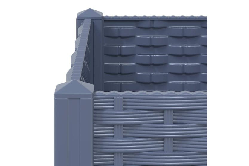 vidaXL Raised Bed 80x40x23cm Polypropylene vidaXL Raised Bed 80x40x23cm Polypropylene