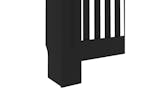 vidaXL Radiator Cover Black 172x19x81.5cm Mdf vidaXL Radiator Cover Black 172x19x81.5cm Mdf