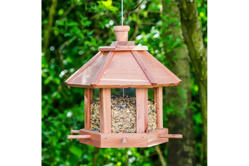 Hi Hanging Bird Feeder Station Brown Hi Hanging Bird Feeder Station Brown