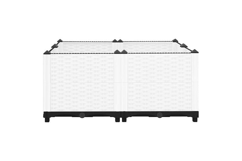 vidaXL Raised Bed 80x80x38cm Polypropylene vidaXL Raised Bed 80x80x38cm Polypropylene