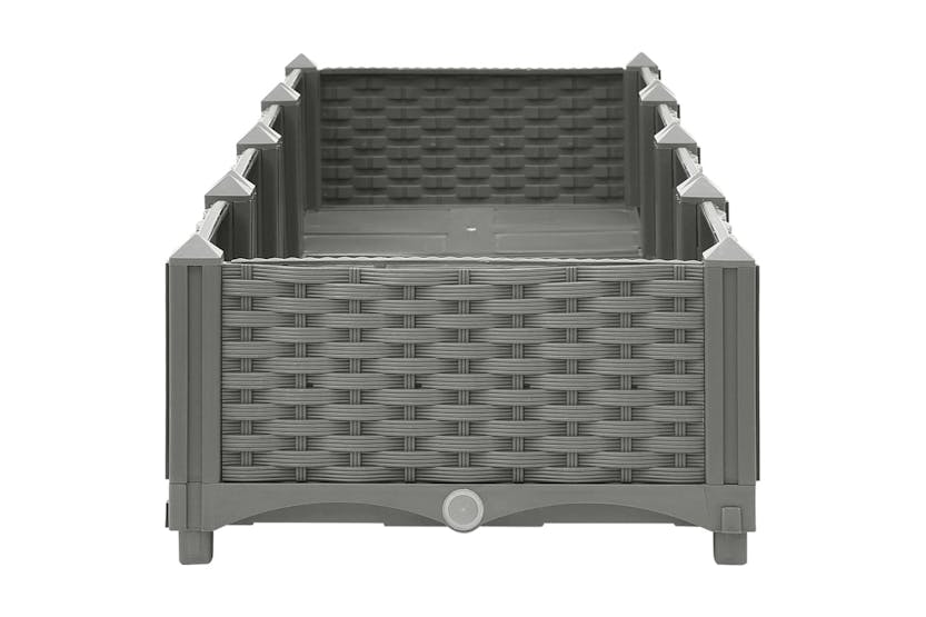 vidaXL Raised Bed 160x40x23cm Polypropylene vidaXL Raised Bed 160x40x23cm Polypropylene