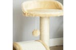 Pawhut Cat Tree Scratching Post | Beige Pawhut Cat Tree Scratching Post | Beige