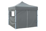 vidaXL Foldable Party Tent Pop-up With 4 Sidewalls 3x3 M Anthracite vidaXL Foldable Party Tent Pop-up With 4 Sidewalls 3x3 M Anthracite
