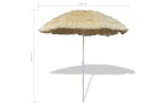 vidaXL Tilt Beach Umbrella Hawaii Style vidaXL Tilt Beach Umbrella Hawaii Style