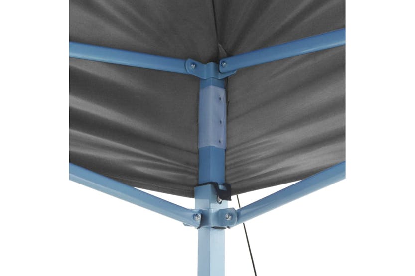 vidaXL Foldable Party Tent Pop-up With 2 Sidewalls 3x3 M Anthracite vidaXL Foldable Party Tent Pop-up With 2 Sidewalls 3x3 M Anthracite