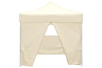 vidaXL Foldable Tent 3x3 M With 4 Walls Cream vidaXL Foldable Tent 3x3 M With 4 Walls Cream