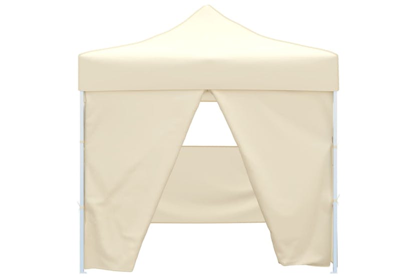 vidaXL Foldable Tent 3x3 M With 4 Walls Cream vidaXL Foldable Tent 3x3 M With 4 Walls Cream