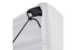 vidaXL Professional Folding Party Tent With 4 Sidewalls 2x2 M Steel White vidaXL Professional Folding Party Tent With 4 Sidewalls 2x2 M Steel White