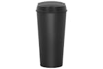 vidaXL Duo Bin Trash Can Black 50 L vidaXL Duo Bin Trash Can Black 50 L