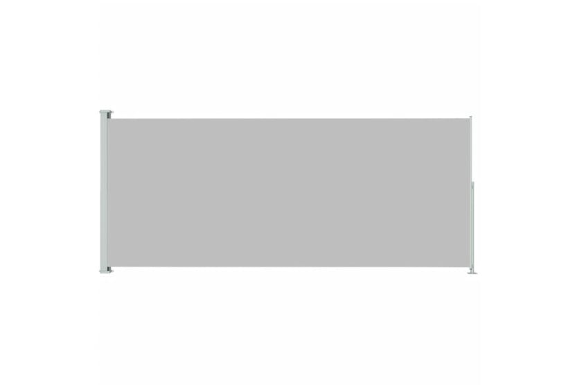 vidaXL Patio Retractable Side Awning 220x500cm Grey vidaXL Patio Retractable Side Awning 220x500cm Grey