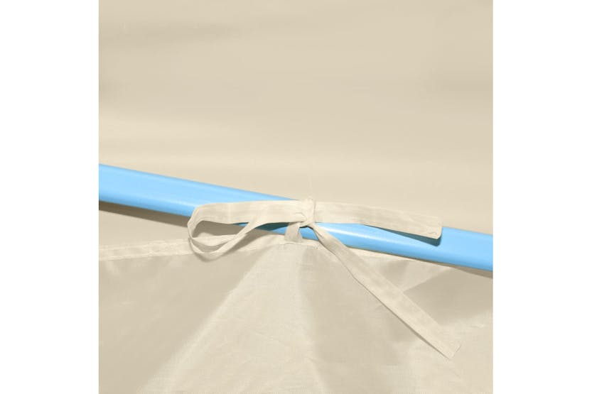 vidaXL Professional Folding Party Tent With 4 Sidewalls 2x2 M Steel Cream vidaXL Professional Folding Party Tent With 4 Sidewalls 2x2 M Steel Cream