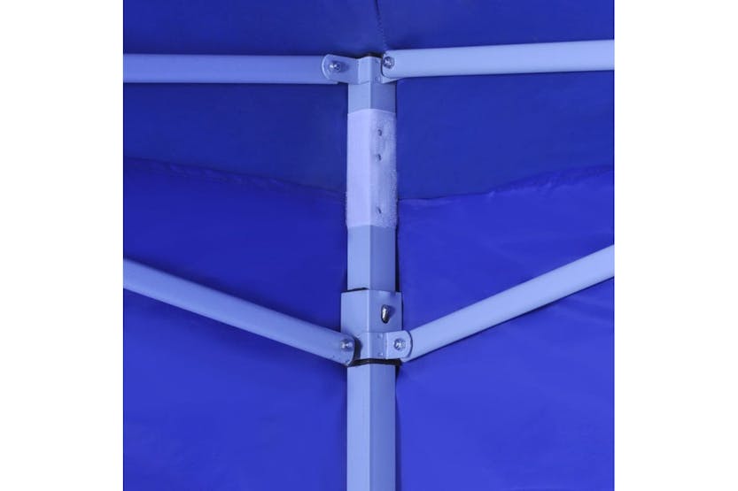 vidaXL Foldable Tent With 2 Walls 3x3 M Blue vidaXL Foldable Tent With 2 Walls 3x3 M Blue