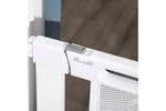 PawHut Auto Close Dog Barrier for House | White PawHut Auto Close Dog Barrier for House | White