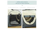PawHut Small Dog Carrier Folding Bag | Grey PawHut Small Dog Carrier Folding Bag | Grey