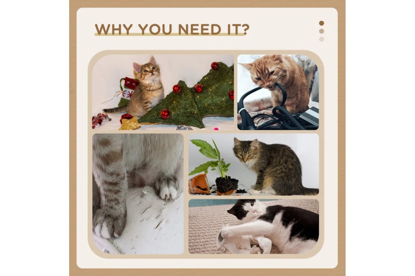 PawHut Vertical Full Scratcher with Natural Sisal Rope | Multi PawHut Vertical Full Scratcher with Natural Sisal Rope | Multi