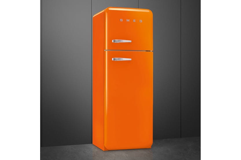 Smeg 50's Style Freestanding Fridge Freezer | FAB30ROR5 | Orange Smeg 50's Style Freestanding Fridge Freezer | FAB30ROR5 | Orange
